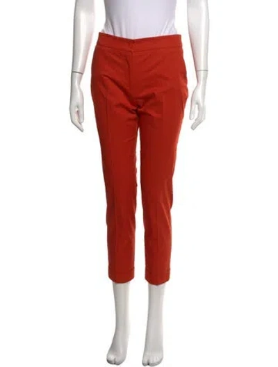 Pre-owned Etro Straight Leg Pants In Pink