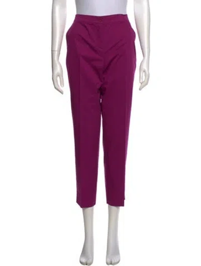 Pre-owned Etro Straight Leg Pants In Purple