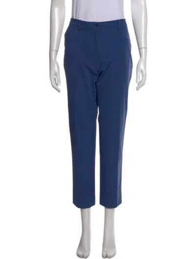 Pre-owned Etro Straight Leg Pants In Purple