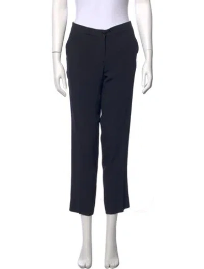 Pre-owned Etro Straight Leg Pants In Purple