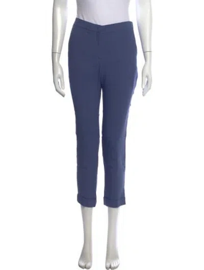 Pre-owned Etro Straight Leg Pants W/ Tags In Blue