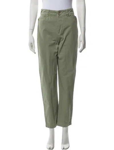 Pre-owned Etro Straight Leg Pants W/ Tags In Green