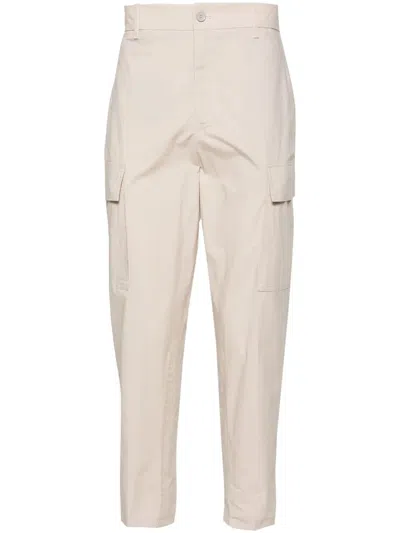 Etro Straight-leg Poplin Trousers In White