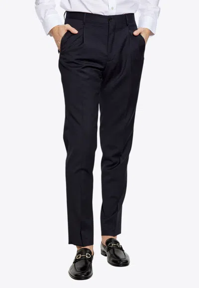 Etro Straight-leg Tailored Pants In Black