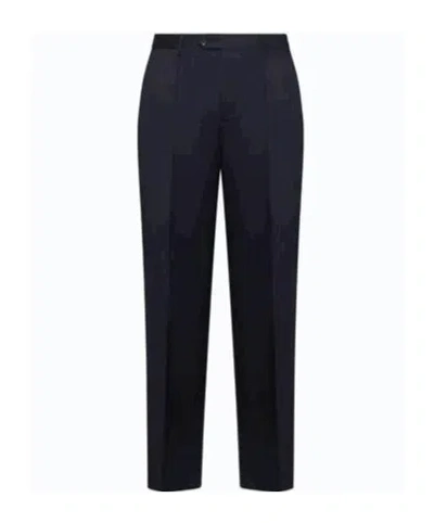Etro Straight-leg Tailored Trousers In Blue