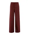 Etro Relaxed Fit Trousers Wide-leg Silhouette In Brown
