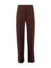 Etro Floral Pattern Trousers Featuring Pockets In Brown