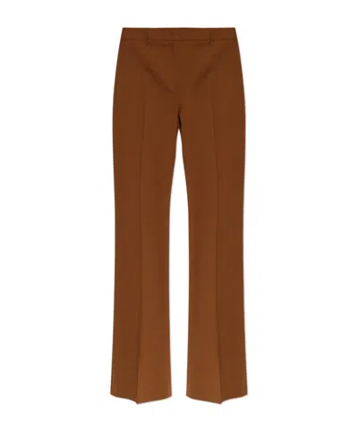 Etro Straight Leg Trousers In Brown