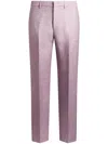 Etro Straight-leg Trousers In Purple
