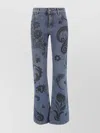 Etro High-waisted Flared Jeans In Blue