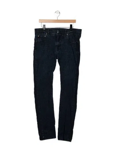 Pre-owned Etro Straight-leg Jeans In Blue