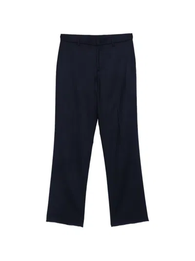 Etro Straight-leg Tailored Trousers In Blue