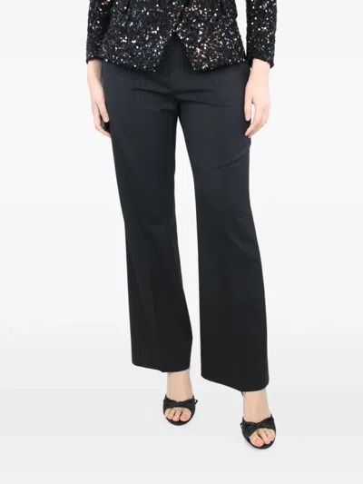 Pre-owned Etro Straight-leg Trousers In Black