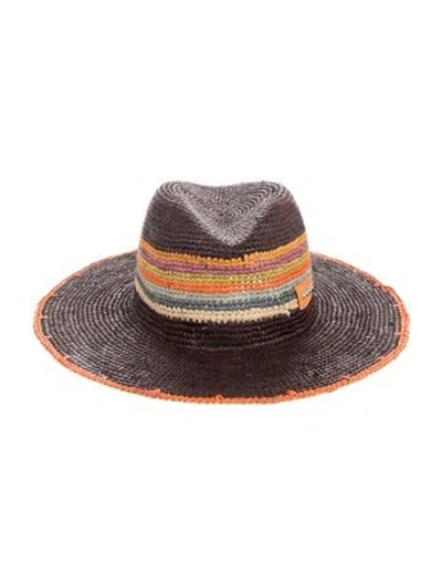 Pre-owned Etro Straw Hat In Brown