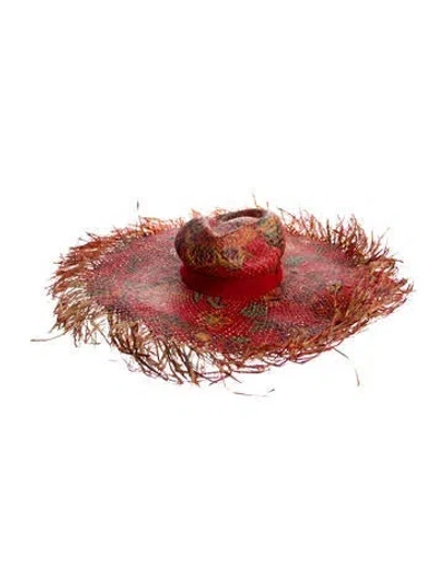 Pre-owned Etro Straw Hat In Neutral