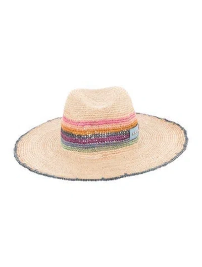 Pre-owned Etro Straw Hat In Neutral