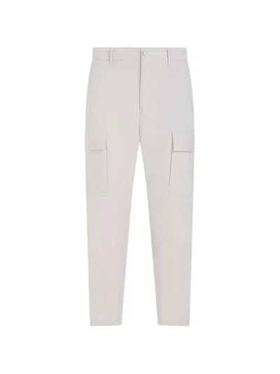 Etro Streight-leg Cargo Trousers In White