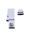 Etro Stripe Pattern Scarf And Hat In Blue