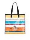 Etro Spice Glass Shopper Bag In Red