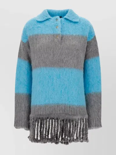 ETRO STRIPED ACRYLIC BLEND TOP