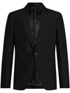 Etro Striped Blazer In Black