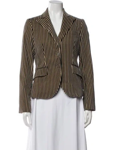 Pre-owned Etro Striped Blazer In Multi