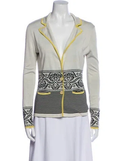 Pre-owned Etro Striped Blazer In Neutral