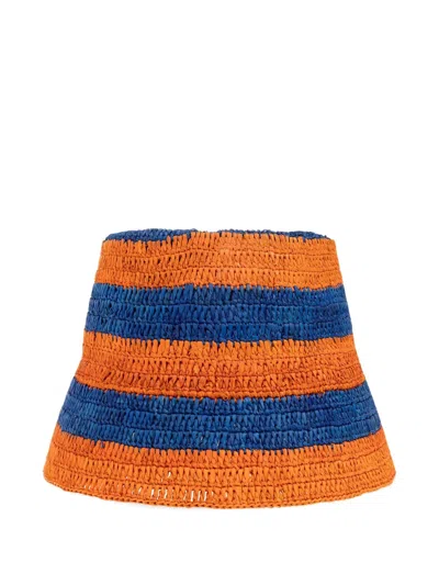 Etro Striped Bucket Hat In Multi