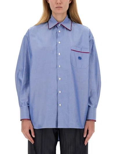 ETRO STRIPED COTTON SHIRT