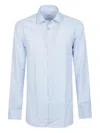 Etro Roma Long Sleeve Logo Shirt In Blue