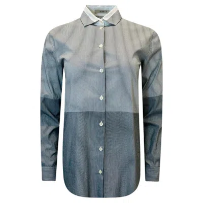 Pre-owned Etro Striped Cotton Shirt In Gray