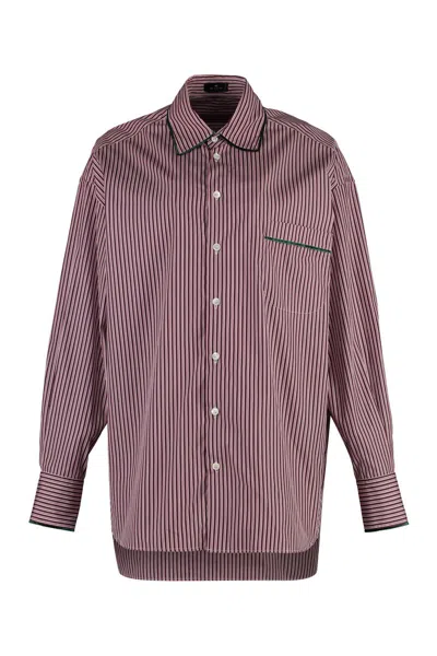ETRO ETRO STRIPED COTTON SHIRT
