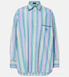 Etro Multi-coloured Striped Cotton Shirt Women In Multicoloured