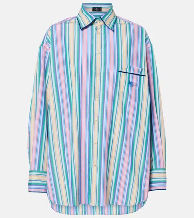 ETRO STRIPED COTTON SHIRT
