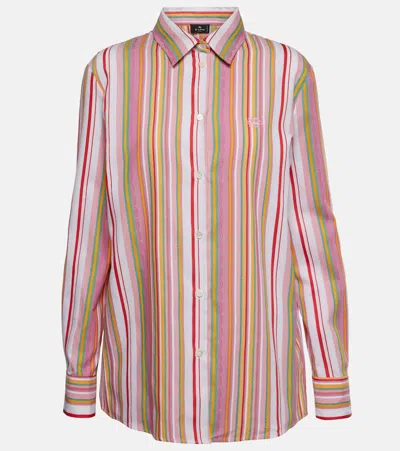 ETRO STRIPED COTTON SHIRT