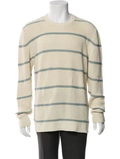 Pre-owned Etro Striped Crew Neck Pullover In Black