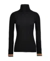 Etro Striped-edge Wool Jumper In Black
