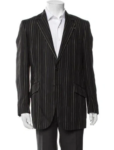 Pre-owned Etro Striped Jacket In Neutral
