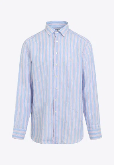 ETRO STRIPED LONG-SLEEVED SHIRT