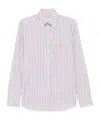 Etro Striped Long-sleeved Shirt In Pink