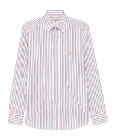 ETRO STRIPED LONG-SLEEVED SHIRT
