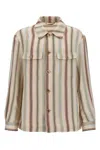 Etro Overshirt With Striped Pattern And Chest Pockets