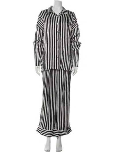 Pre-owned Etro Striped Pant Set In Neutral