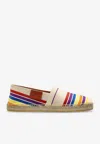 Etro Striped Pattern Espadrilles In Multi