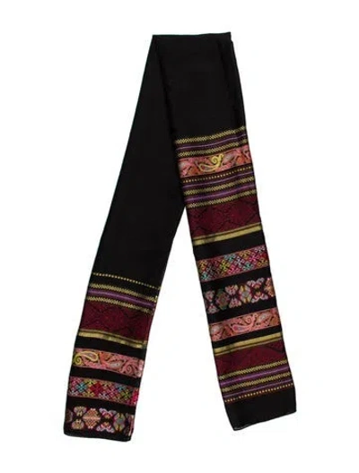 Pre-owned Etro Striped Scarf In Red