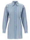 Etro Knotted Button-up Striped Shirt