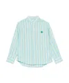 Etro Striped Shirt In Blue