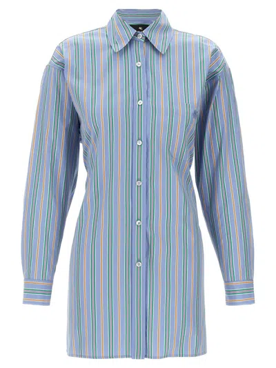 ETRO ETRO JACQUARD SHIRT AND KNOT IN THE BACK