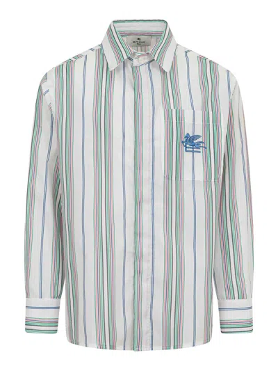 Etro Kids' Striped Shirt In Multi