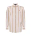 Etro Striped-pattern Buttoned Shirt In Multi